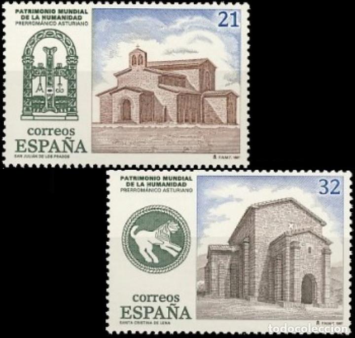 Bambole Moderne: Espa&ntilde;a. A&ntilde;o 1997, Edifil 3508/09** ''Patrimonio de la Hum. Iglesias''./ Nuevos, sin fijasellos. MNH.