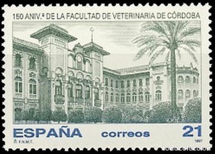 Bambole Moderne: Espa&ntilde;a. A&ntilde;o 1997, Edifil 3518** ''Facultad de Veterinaria de C&oacute;rdoba''./ Nuevos, sin fijasellos. MNH
