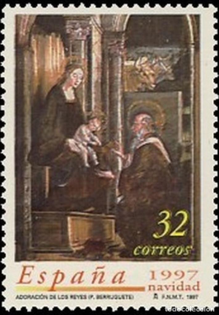 Bambole Moderne: Espa&ntilde;a. A&ntilde;o 1997, Edifil 3519** ''Navidad: La Adoraci&oacute;n de Berruguete''./ Nuevos, sin fijasellos. MN