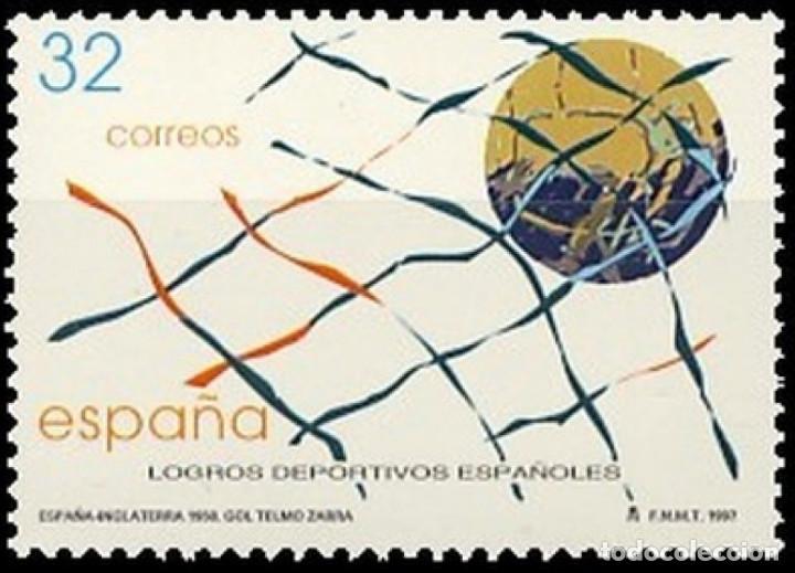 Bambole Moderne: Espa&ntilde;a. A&ntilde;o 1997, Edifil 3524** ''Logros deportivos: Gol de Zarra''./ Nuevos, sin fijasellos. MNH.