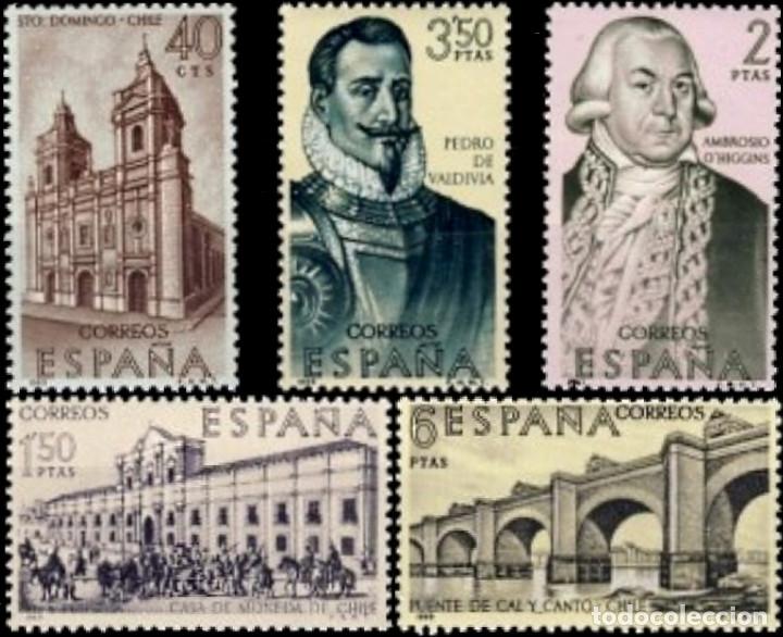 Modern Dolls: Espa&ntilde;a. A&ntilde;o 1969, Edifil 1939/43** ''Forjadores de Am&eacute;rica''./ Nuevos, sin fijasellos. MNH.
