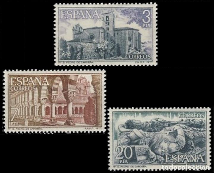 Bonecas Modernas: Espa&ntilde;a. A&ntilde;o 1977, Edifil 2443/45 ** ''Monasterio de San Pedro de Alcantara''./ Nuevos, MNH.
