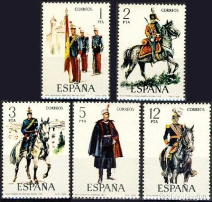 Modern Dolls: Espa&ntilde;a. A&ntilde;o 1978, Edifil 2451/55** ''Uniformes Militares IX''./ Nuevos, sin fijasellos. MNH.