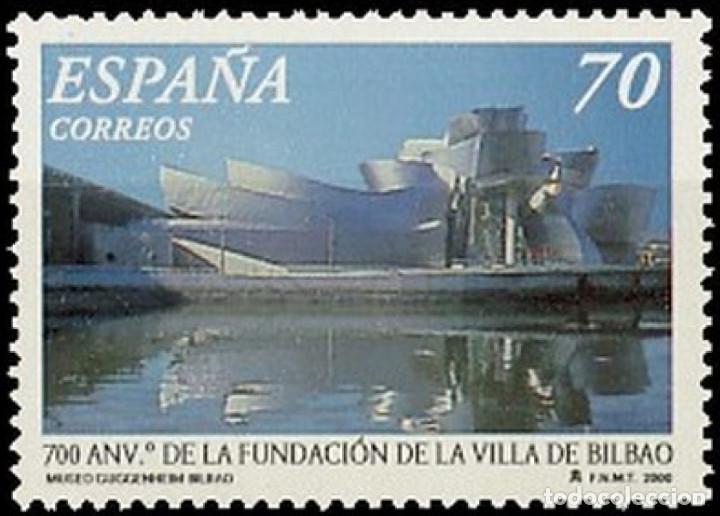 Mu&ntilde;ecas modernas: Espa&ntilde;a. A&ntilde;o 2000, Edifil 3714** ''700 An&ordm; Villa de Bilbao''./ Nuevos, sin fijasellos. MNH.