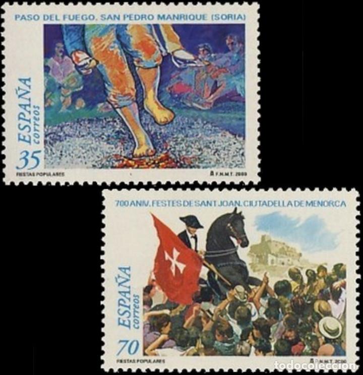 Bambole Moderne: Espa&ntilde;a. A&ntilde;o 2000, Edifil 3719/20** ''Fiestas Populares: Soria - Islas Baleares''./ Nuevos, MNH
