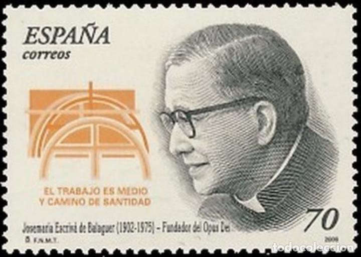 Bambole Moderne: Espa&ntilde;a. A&ntilde;o 2000, Edifil 3721** ''Jos&eacute; M&ordf; Escriv&aacute; de Balaguer''./ Nuevos, sin fijasellos. MNH.