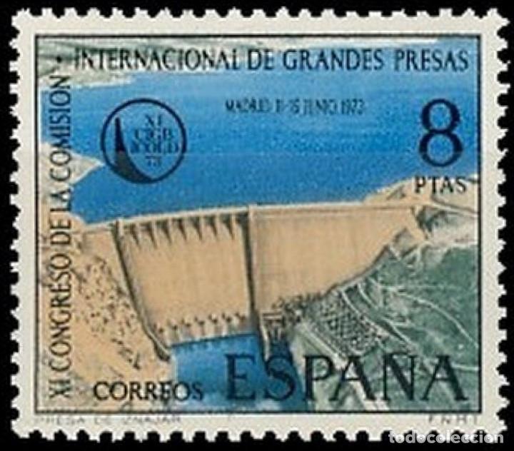 Bonecas Modernas: Espa&ntilde;a. A&ntilde;o 1973, Edifil 2128** ''Congreso Grandes Presas''./ Nuevos, sin fijasellos. MNH.