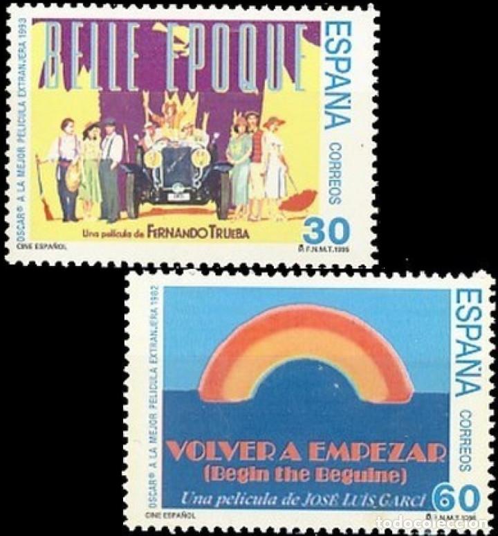 Bonecas Modernas: Espa&ntilde;a. A&ntilde;o 1995, Edifil 3336/37** ''Cine Espa&ntilde;ol: Belle &Eacute;poque - Volver a Empezar.''./ Nuevos, MNH