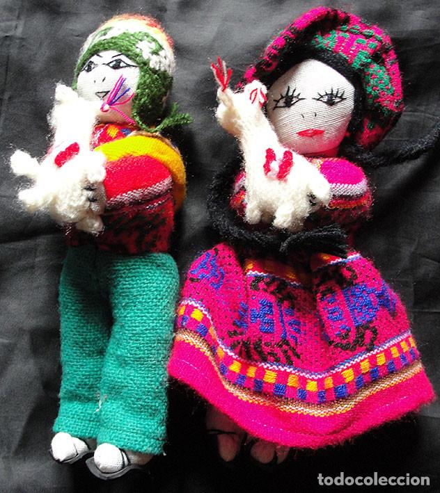 Mu&ntilde;ecas modernas: PAREJA MU&Ntilde;ECOS DE TELA PERU - Foto 3