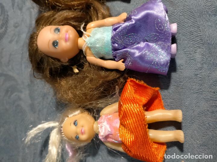Mu&ntilde;ecas modernas: Pack de 4 mu&ntilde;ecas peque&ntilde;as bratz y barbies de copia - Foto 4