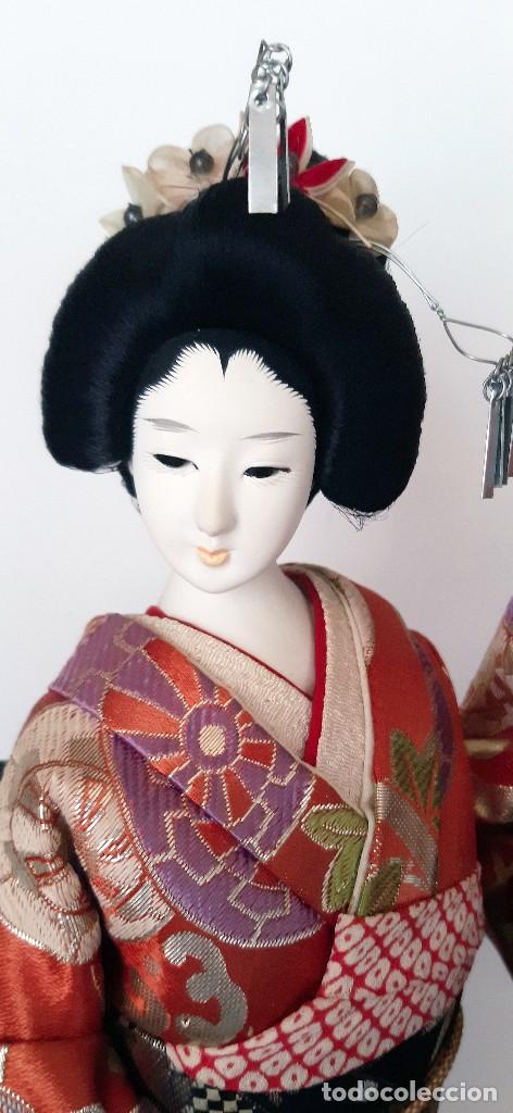 Mu&ntilde;ecas modernas: Preciosa mu&ntilde;eca japonesa. Gheisa. - Foto 2