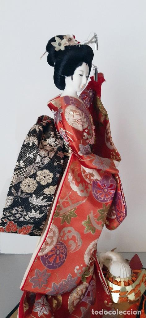 Mu&ntilde;ecas modernas: Preciosa mu&ntilde;eca japonesa. Gheisa. - Foto 3