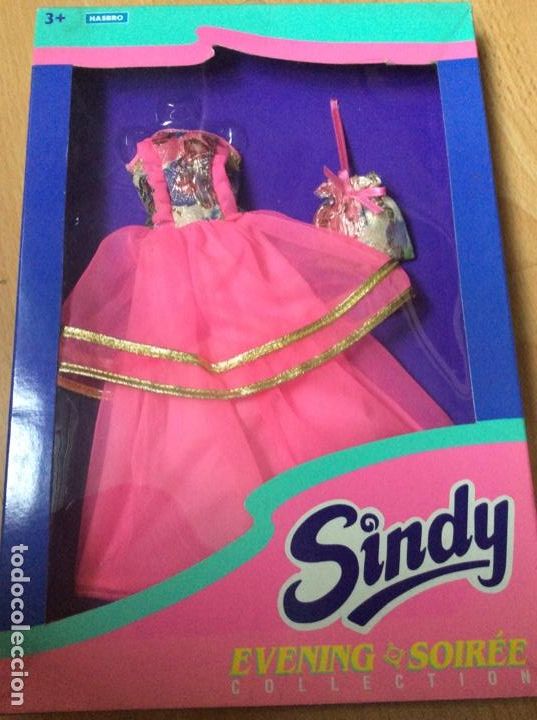 Conjunto de fiesta de noche Sindy de Hasbro, vintage, 1995, n.° 25279/186. En caja, sin usar