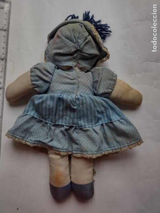 Mu&ntilde;ecas modernas: MU&Ntilde;ECA ANTIGUA DE TRAPO - Foto 2