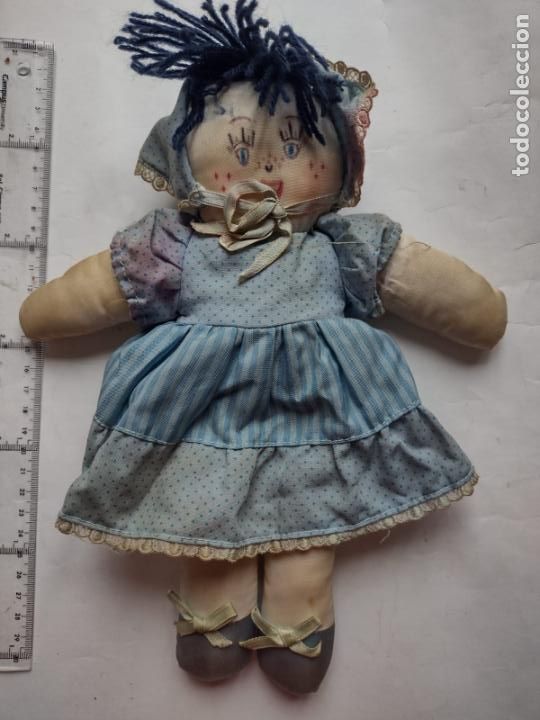 Mu&ntilde;ecas modernas: MU&Ntilde;ECA ANTIGUA DE TRAPO - Foto 1