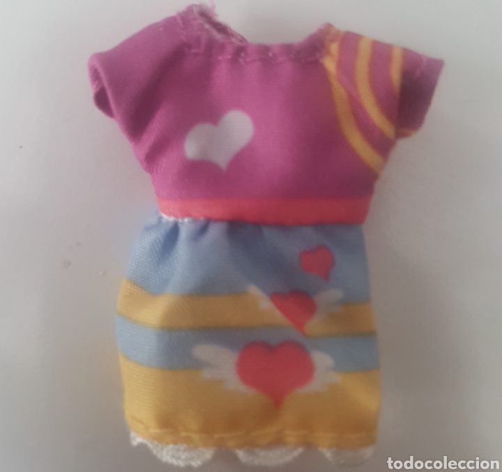 Bonecas Modernas: Vestido para mu&ntilde;eca mini Blythe Blythe miniblythe rosa azul amarillo corazones