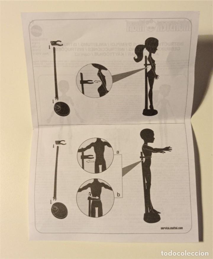 Mu&ntilde;ecas modernas: INSTRUCCIONES MU&Ntilde;ECA MONSTER HIGH. MATTEL - Foto 2