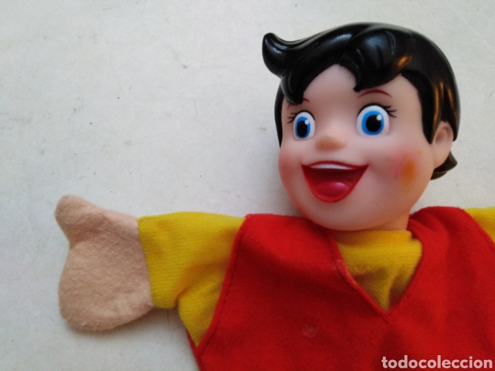 Mu&ntilde;ecas modernas: Marioneta de trapo HEIDI ( 23 cm ) - Foto 2