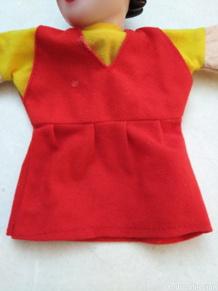 Mu&ntilde;ecas modernas: Marioneta de trapo HEIDI ( 23 cm ) - Foto 4