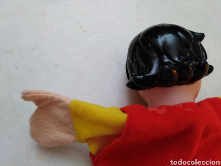 Mu&ntilde;ecas modernas: Marioneta de trapo HEIDI ( 23 cm ) - Foto 6