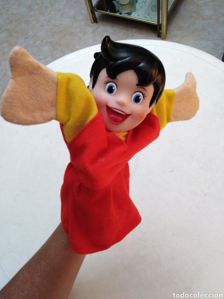 Mu&ntilde;ecas modernas: Marioneta de trapo HEIDI ( 23 cm ) - Foto 9