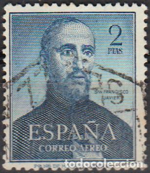 Poup&eacute;es Modernes: Espa&ntilde;a 1952, Edifil 1118 us. ''San Francisco Javier''./ Usado, foto.