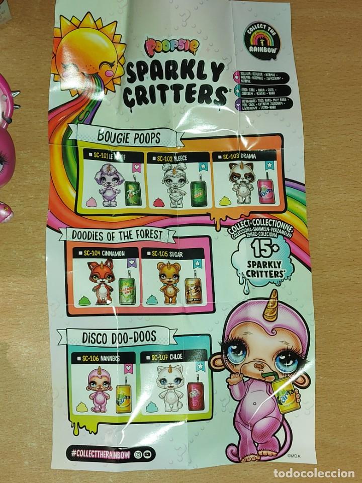 Mu&ntilde;ecas modernas: 4 mu&ntilde;ecas POOPSIE SPARKLY CRITTERS - Foto 6