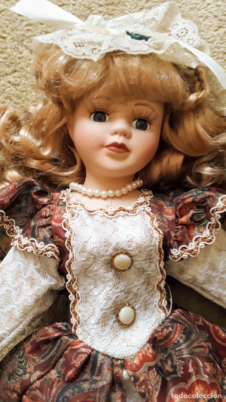 Mu&ntilde;ecas modernas: Mu&ntilde;eca Vintage con vestido de &eacute;poca - Foto 1