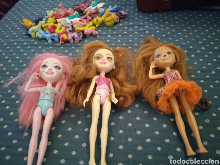 Mu&ntilde;ecas modernas: ENCHANTIMALS. 3 mu&ntilde;ecas - Foto 1