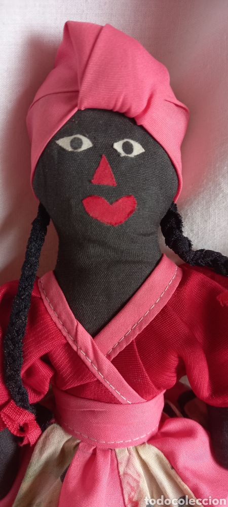 Mu&ntilde;ecas modernas: MU&Ntilde;ECA REVERSIBLE DOS EN UNA, DE TRAPO VINTAGE - Foto 5