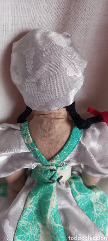 Mu&ntilde;ecas modernas: MU&Ntilde;ECA REVERSIBLE DOS EN UNA, DE TRAPO VINTAGE - Foto 11