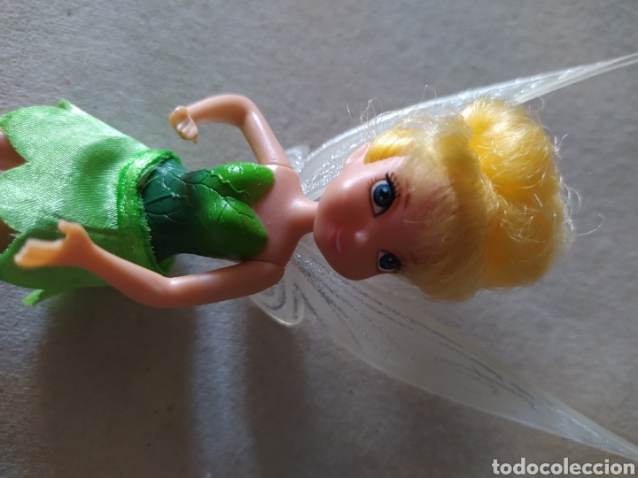 Mu&ntilde;ecas modernas: Mu&ntilde;eca campanilla/tinkerbell hada Disney - 11cm - Foto 2