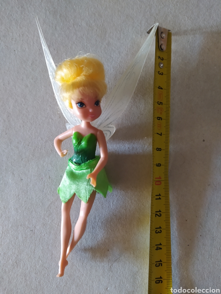 Mu&ntilde;ecas modernas: Mu&ntilde;eca campanilla/tinkerbell hada Disney - 11cm - Foto 4