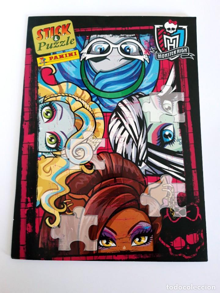 Mu&ntilde;ecas modernas: Stick y Puzzle Monster High Panini - Foto 1
