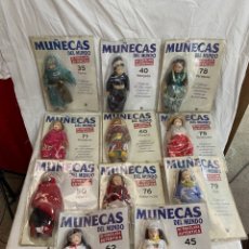 Bambole Moderne: GRAN LOTE DE MUÑECAS DEL MUNDO,DE PORCELANA!. Lote 361350290