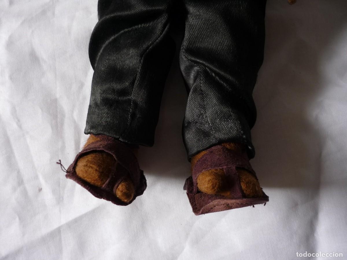 Mu&ntilde;ecas modernas: Mu&ntilde;eco de trapo y tela aborigen peruano - Foto 4