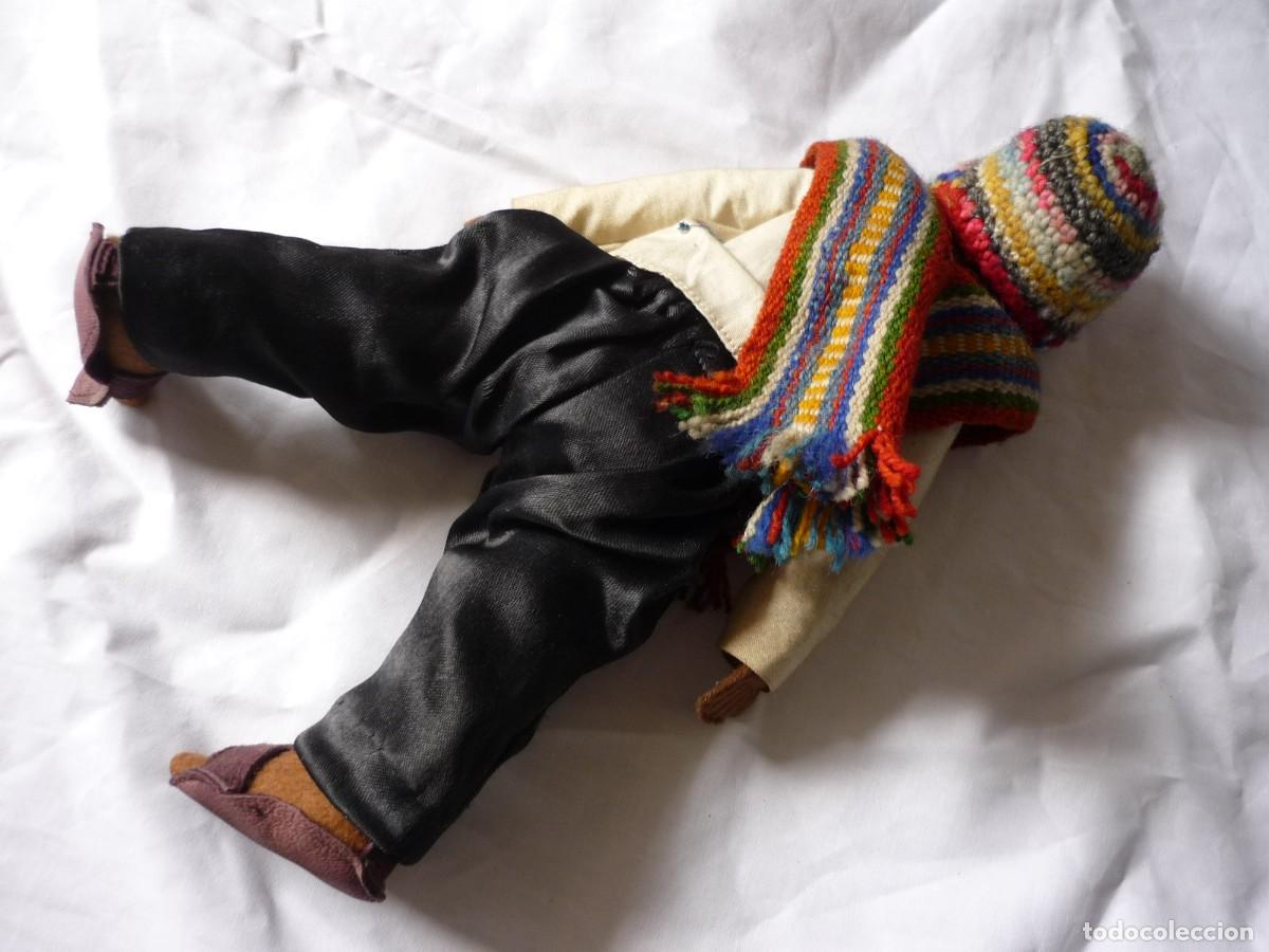 Mu&ntilde;ecas modernas: Mu&ntilde;eco de trapo y tela aborigen peruano - Foto 8