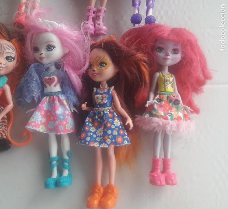 Mu&ntilde;ecas modernas: LOTE 9 mu&ntilde;ecas Enchantimals - Foto 3