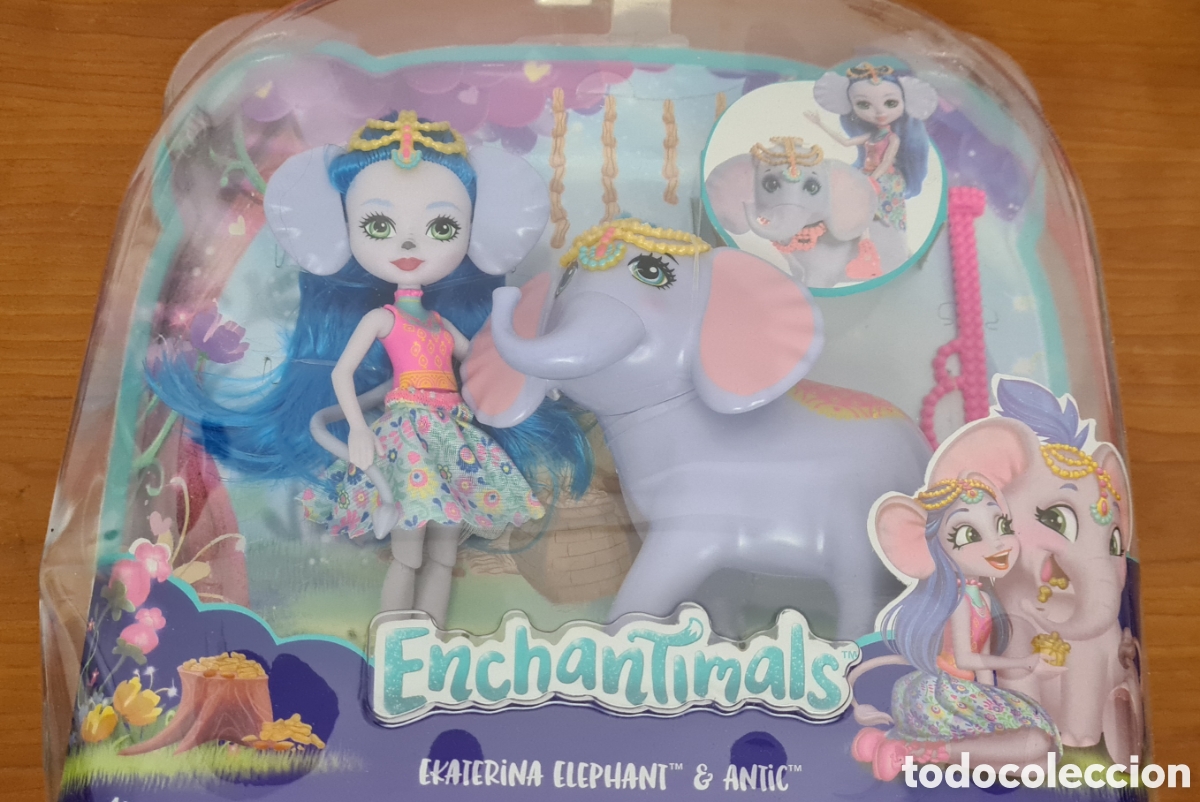 Mu&ntilde;ecas modernas: Mu&ntilde;eca Enchantimals con complementos - Foto 1