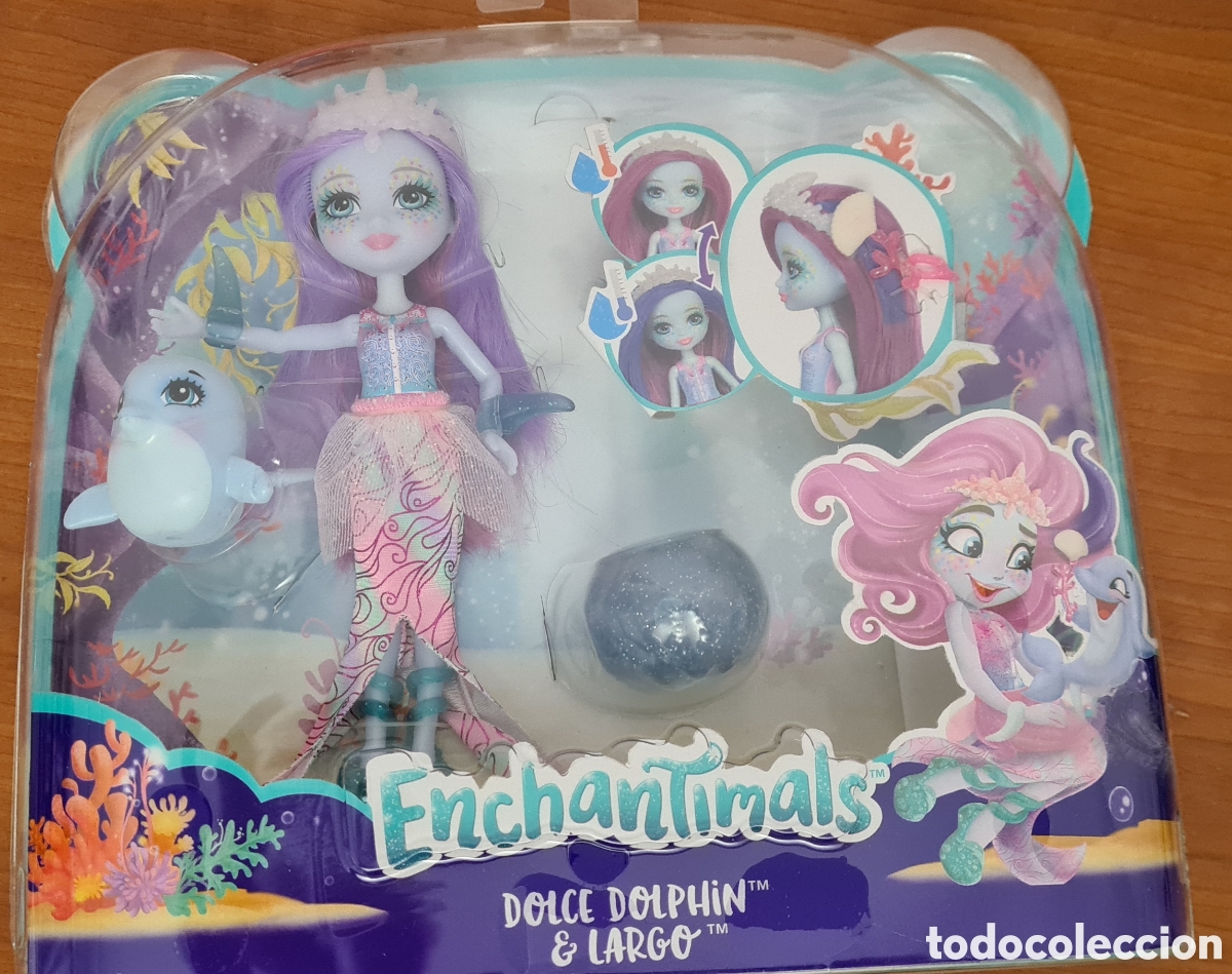 Mu&ntilde;ecas modernas: Mu&ntilde;eca Enchantimals con complementos - Foto 1