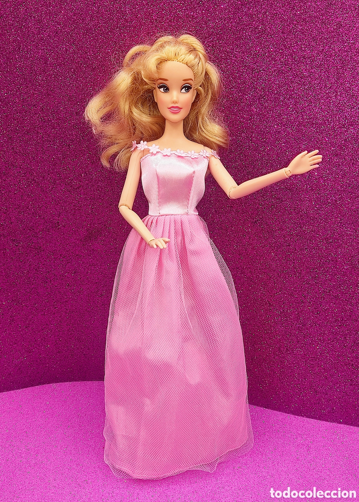Mu&ntilde;ecas modernas: Mu&ntilde;eca Aurora Bella Durmiente Disney tipo Barbie - Foto 2