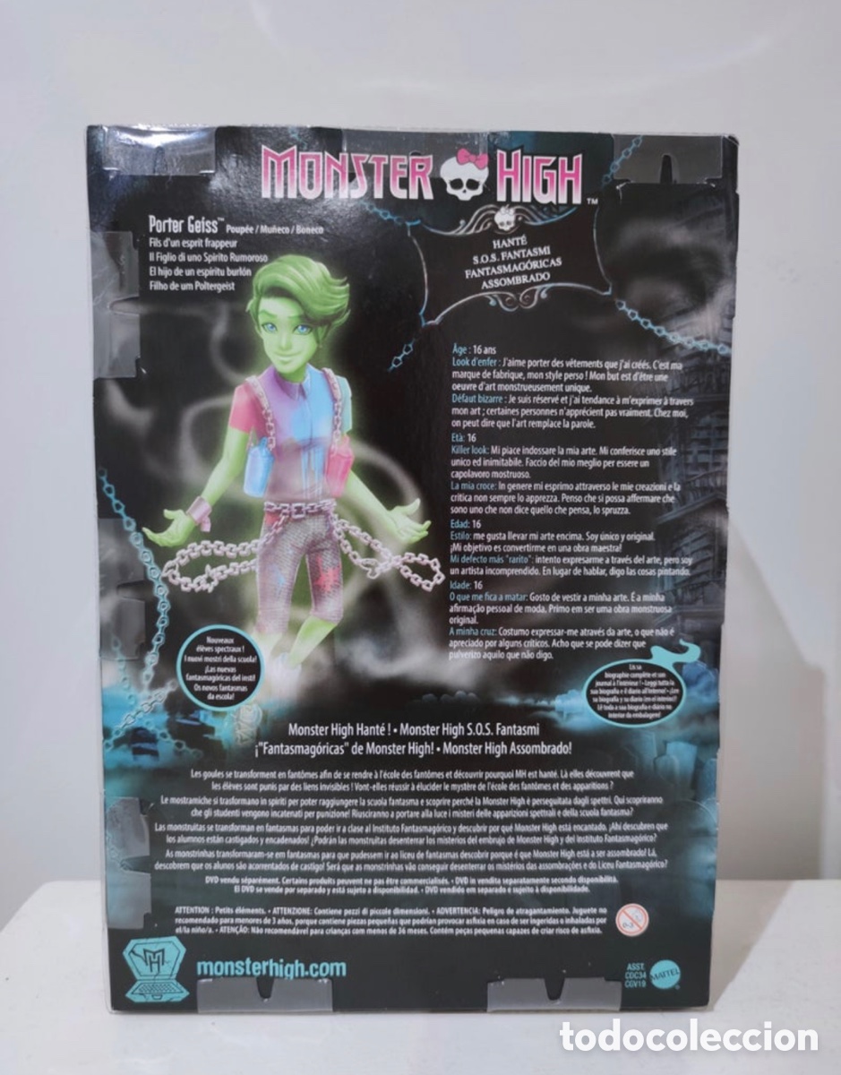 Mu&ntilde;ecas modernas: Monster High Porter Geiss - Foto 2