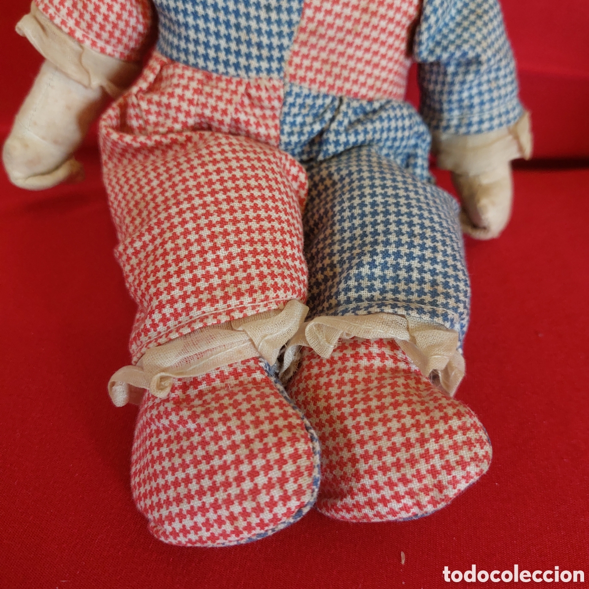 Mu&ntilde;ecas modernas: Mu&ntilde;eco antiguo arlequin payaso - Foto 4