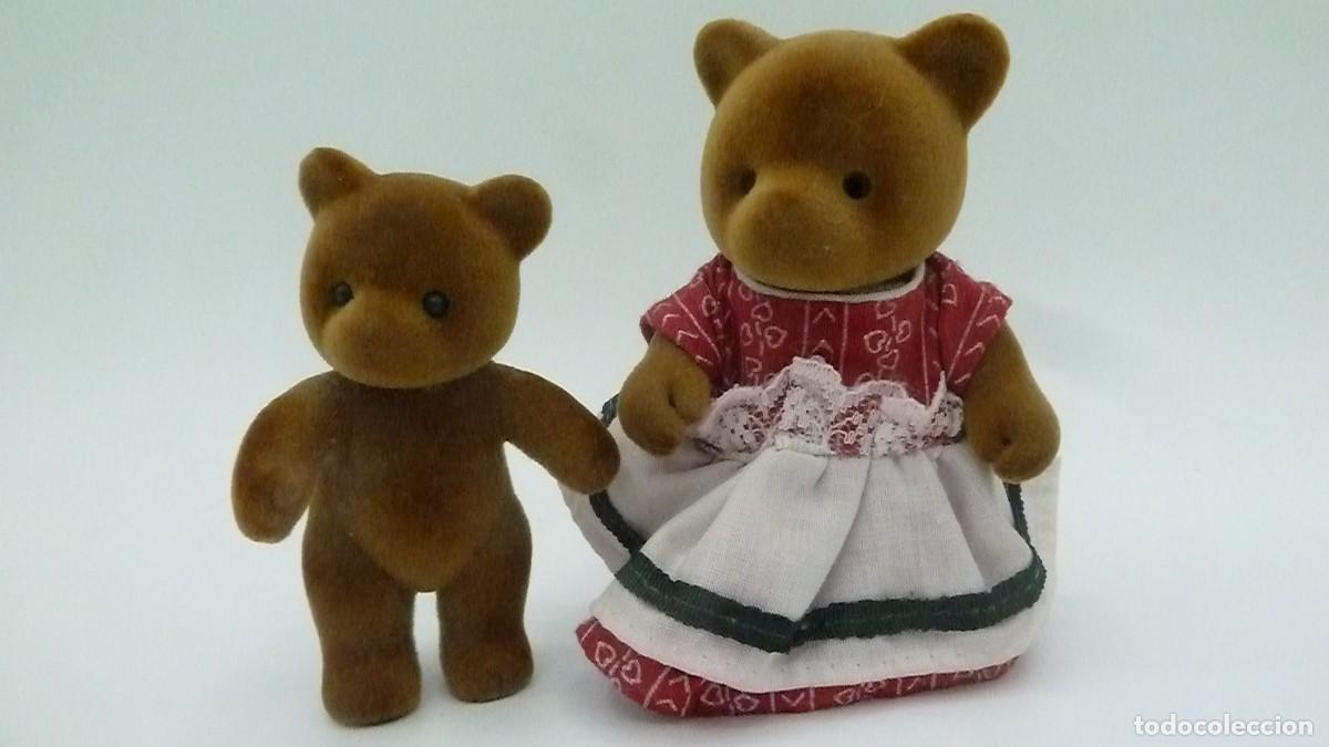 Mu&ntilde;ecas modernas: Mam&aacute; oso y osito. sylvanian - Foto 1