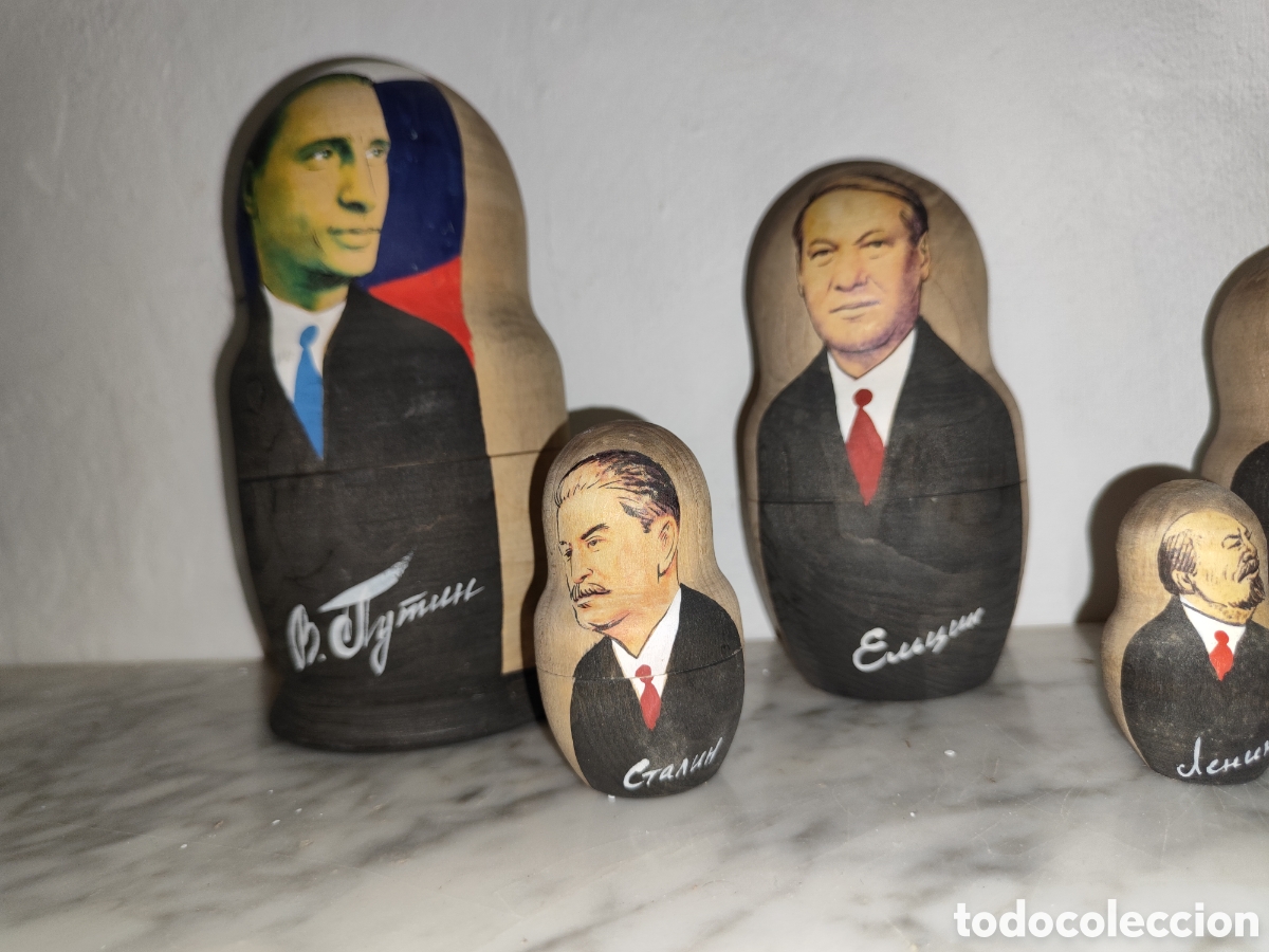 Mu&ntilde;ecas modernas: MATRIOSKA EN MADERA - Foto 2