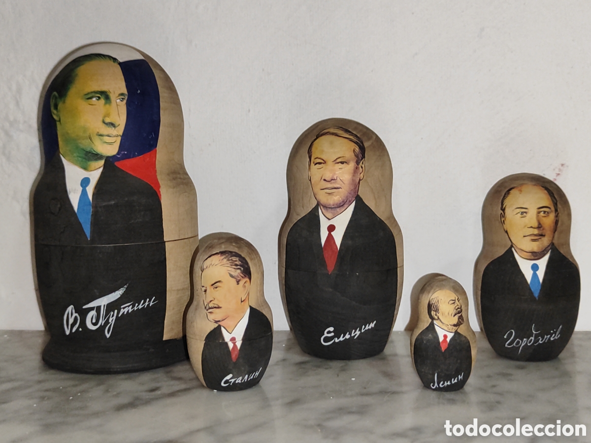 Mu&ntilde;ecas modernas: MATRIOSKA EN MADERA - Foto 1