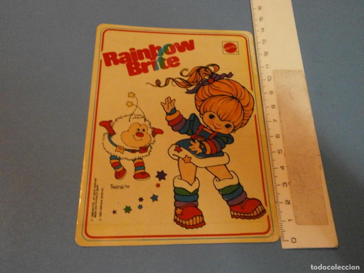 Mu&ntilde;ecas modernas: pegatina rainbow brite mattel - Foto 1