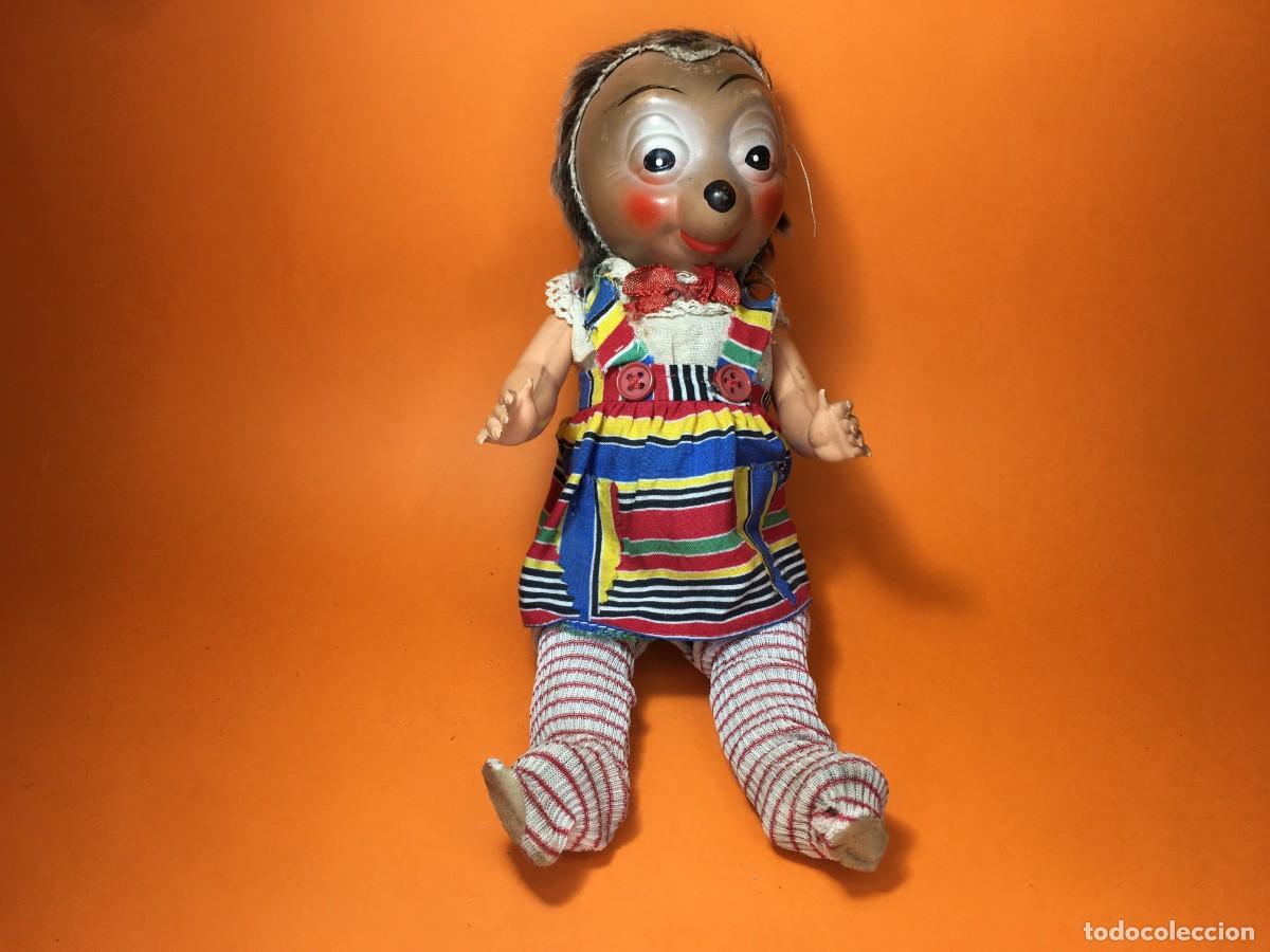Mu&ntilde;ecas modernas: ERIZO MICKI DE CELULOIDE STEIFF GERMANY - Foto 1
