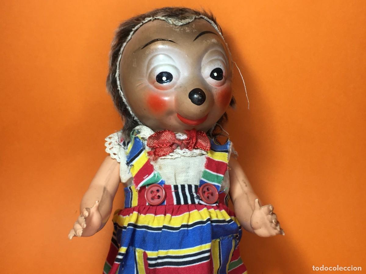 Mu&ntilde;ecas modernas: ERIZO MICKI DE CELULOIDE STEIFF GERMANY - Foto 2
