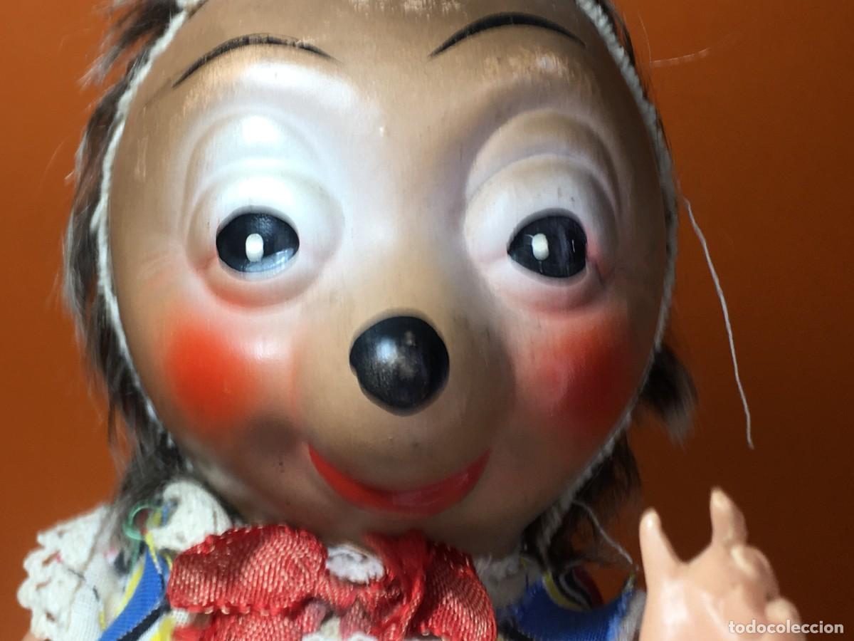 Mu&ntilde;ecas modernas: ERIZO MICKI DE CELULOIDE STEIFF GERMANY - Foto 5